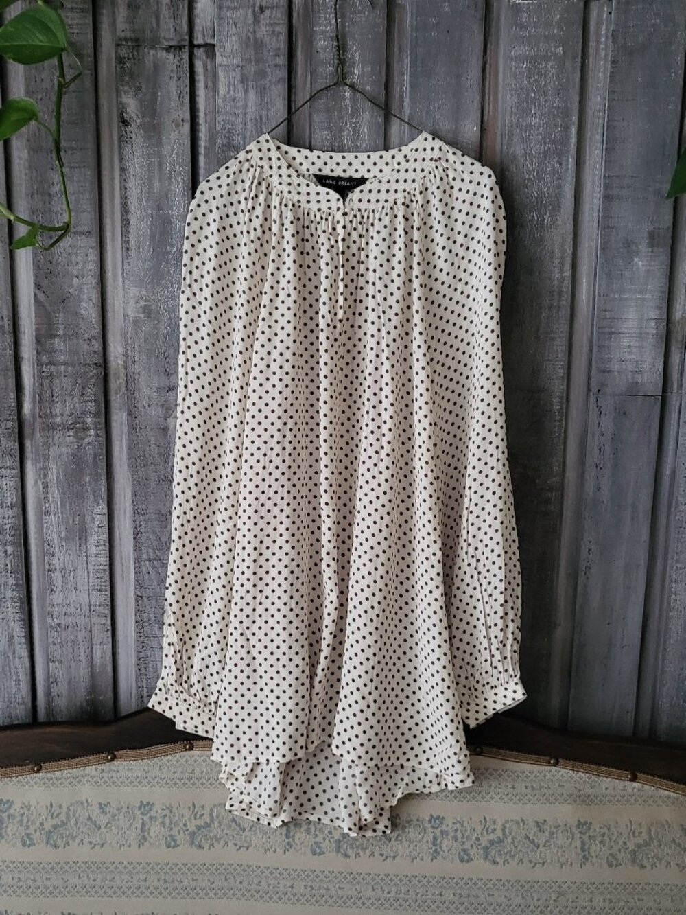 🎁 FREE WITH PURCHASE - NOT FOR SALE (see description) Polka Dot Blouse NWOT